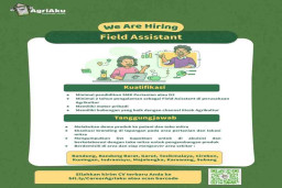 AgriAKU Membuka Kesempatan Kerja dengan Posisi Field Assistant