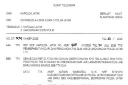 Daftar Lengkap Mutasi Kapolda Jatim pada 31 Juli 2026