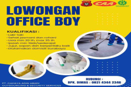Lowongan Office Boy di PT Cahaya Adin Abadi