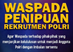 Catut Nama Jenderal Polisi, Saiful Toha Raup Rp 350 Juta dari Calon Bintara Polri