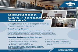 Dibutuhkan Guru untuk SLB Harapan Mulya