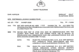 Surat Telegram Kapolri Juli 2026, Mutasi Kapolres dan Pangkat Irjen