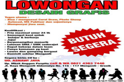 Lowongan Desain Grafis di UD Asnawi Jaya Gresik