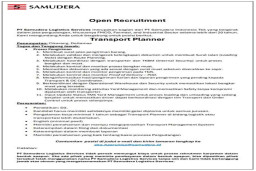 Lowongan Transport Planner di PT Samudera Logistics Services