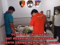 Polres Tulungagung Olah TKP Kematian Eko