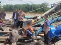Polsek Tewang Sangalang Garing dan Pulau Malan Tertibkan Tambang Ilegal
