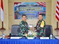 Prajurit Pangkalan TNI AL Dumai Uji Menembak dan Berenang
