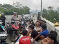 Polres Pacitan Gelar Razia Balap Liar di JLS, 20 Unit Motor Diamankan