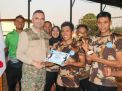 Atlet Voli Satgas Kizi TNI Konga XXXVII J Juarai Turnamen Voli Antar Satgas