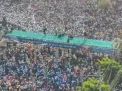 Jutaan Manusia Berjibun di Jalan Sehat Bareng Anies Muhaimin di Sidoarjo