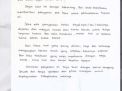 Surat Bertulis Tangan dari Jessica Wongso Buat Otto Hasibuan