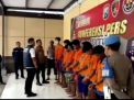 Polisi Amankan Gangster Bawa Senjata Tajam
