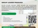 Karunia Group Butuh Tenaga Kerja sebagai Group Leader Produksi