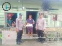 Personel Bandar Pasir Mandoge Berikan Bantuan Sembako