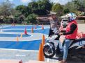 Saat Lantas Polres Bima Kota Mulai Berlakukan Uji Praktek SIM Sistem Baru