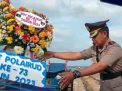 Wakapolres Bangka Barat Pimpin Upacara Tabur Bunga di Dermaga Peltim