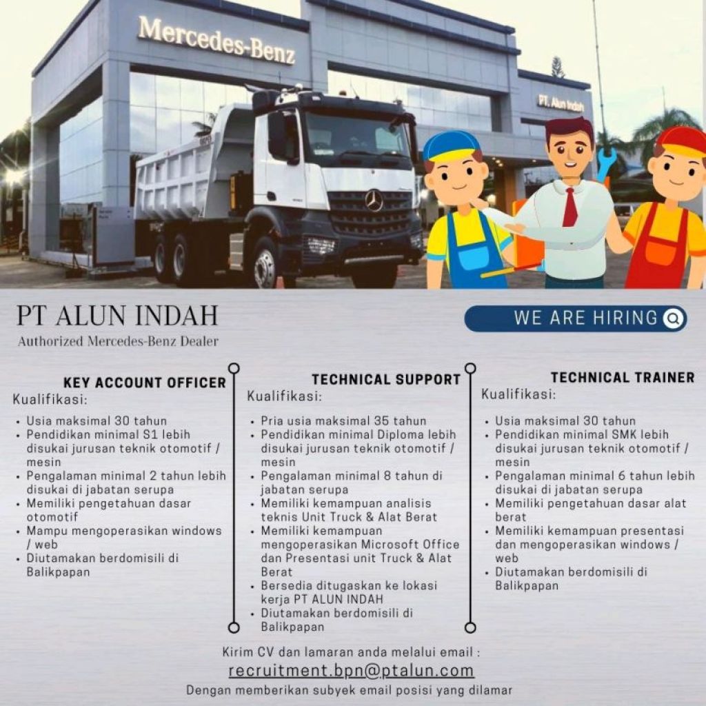 Lowongan kerja PT Alun Indah
