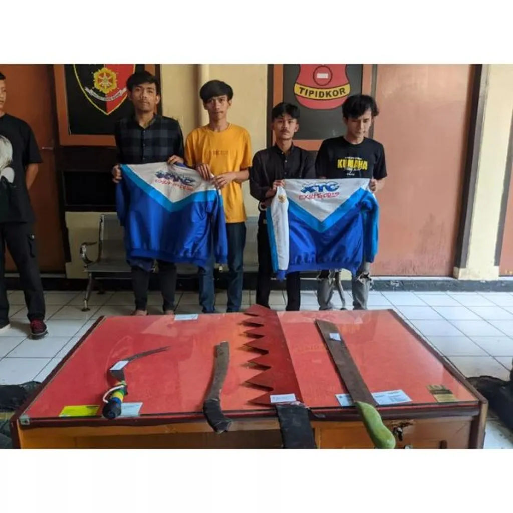 Belasan Gerombolan Bermotor di Sukabumi Diringkus Polisi