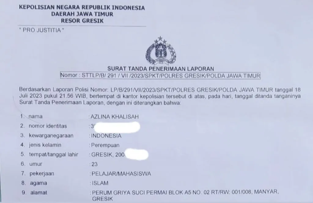 Pelaku Kejahatan Merajalela di Gresik, Korbannya Seorang Pelajar asal Manyar