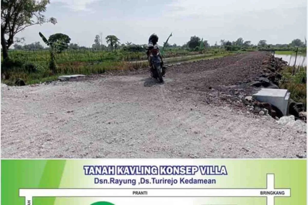 Lahan Persawahan di Kedamean Banyak Beralih Status Jadi Kavling