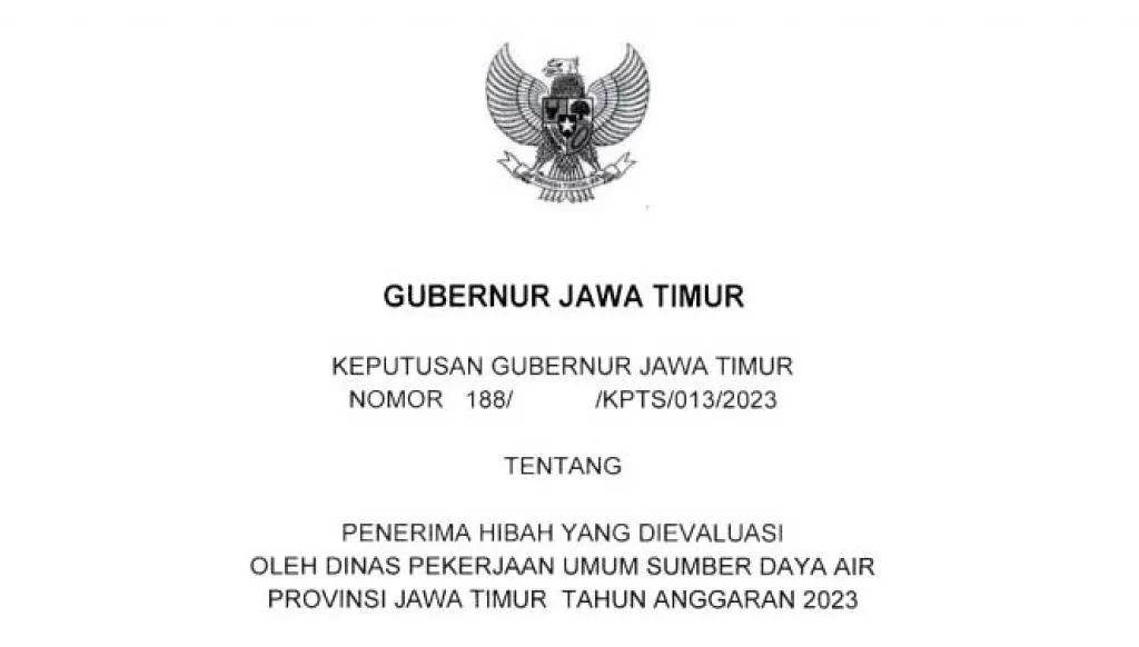 96 Pokmas Dapat Dana Hibah dari Pemprov Jatim