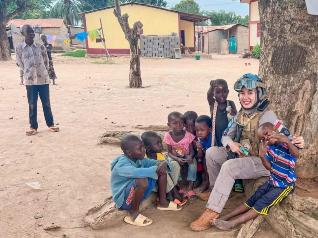 Mengenal Brigpol Fitria Budi Prastiwi, Polwan yang Menjalani Misi Perdamaian di Afrika Tengah