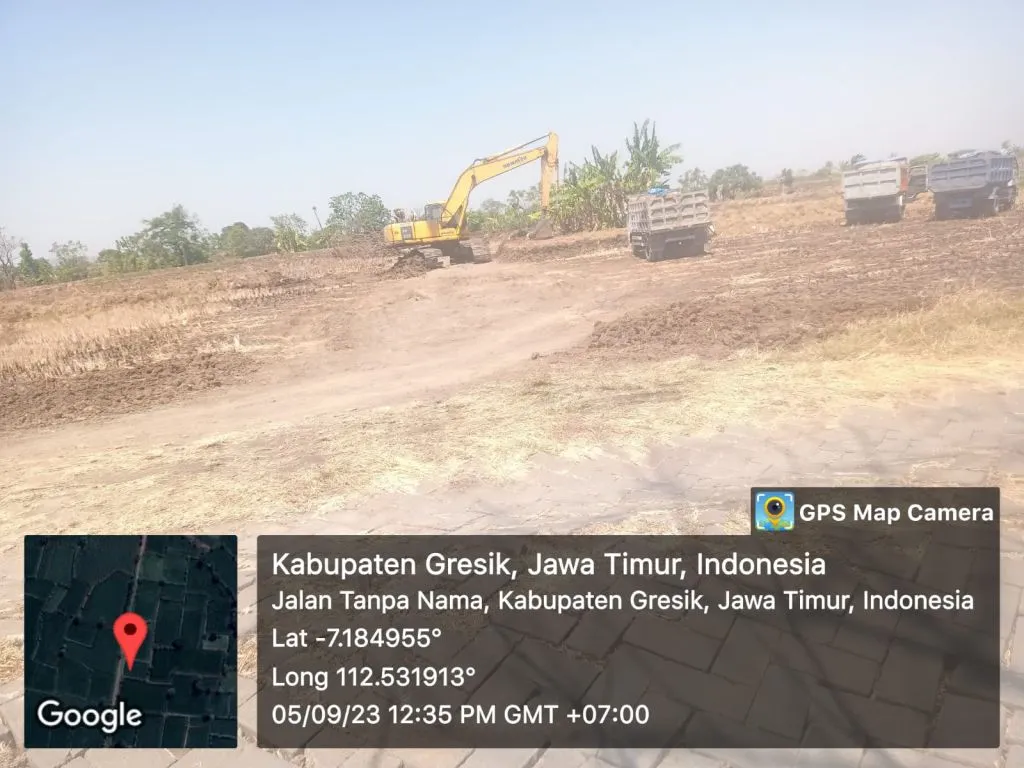 Geliat Usaha Galian C di Desa Sumari Kabupaten Gresik