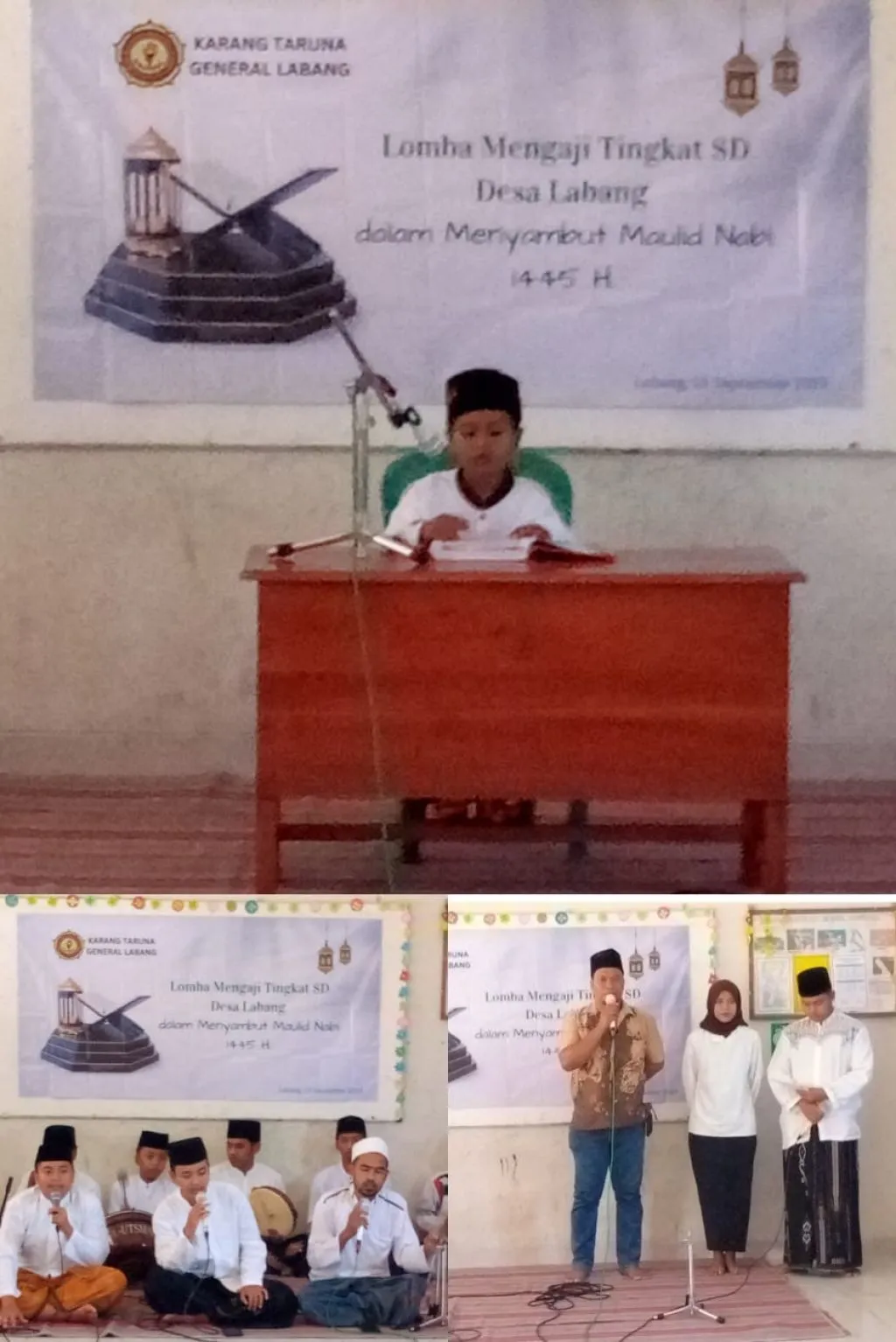Karang Taruna GENERAL Desa Labang Mengadakan Lomba Mengaji Tingkat SD