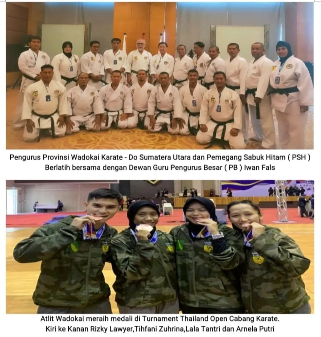 Wadokai Sumatera Utara Latihan Bersama dengan PSH dan Sihan Iwan Fals