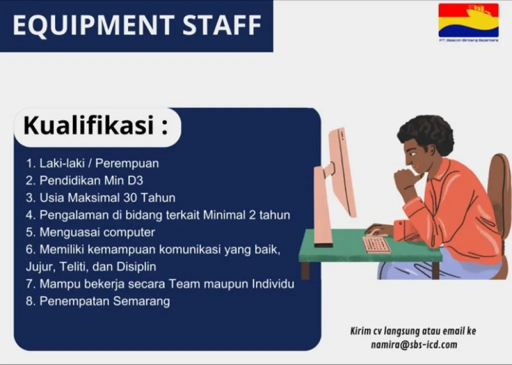 Lowongan Kerja Sebagai Staf di PT Seacon Bintang Sejahtera