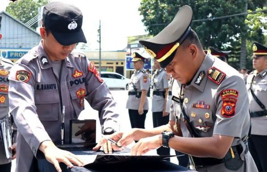 Sertijab di Polres Majalengka, AKP Mochammad Ali Menjabat Kasat Lantas