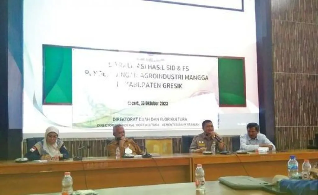 Sosialisasi Hasil SID Dan FS Pengembangan Agroindustri Mangga di Gresik