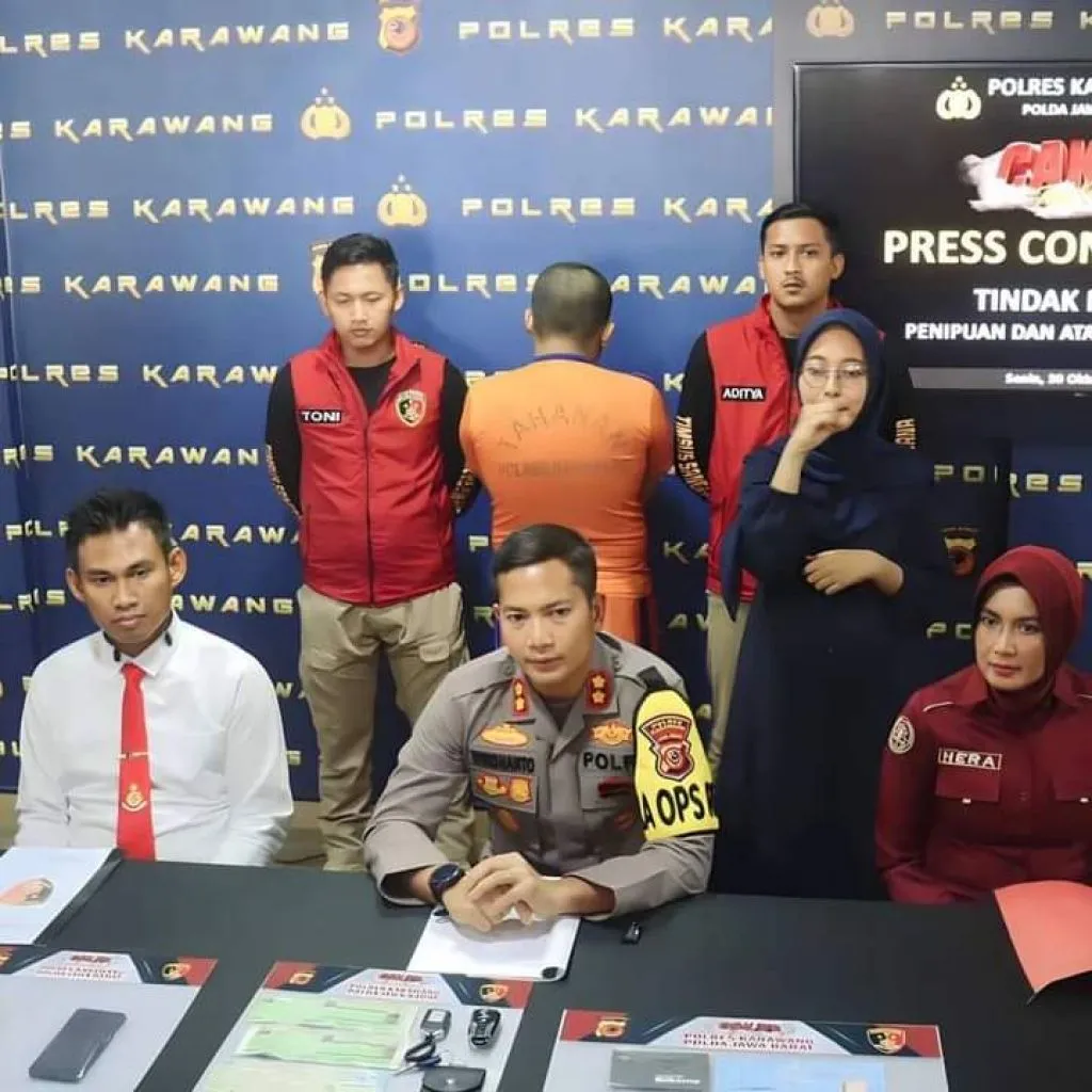 Polres Karawang Mengamankan Pelaku Arisan Bodong dengan Total Kerugian Rp 1,9 Miliar