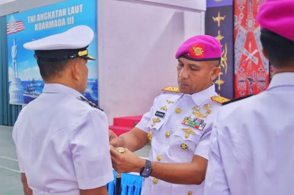 Danlantamal IX Pimpin Sertijab Dandenma dan Kadisfaslan Lantamal IX Ambon