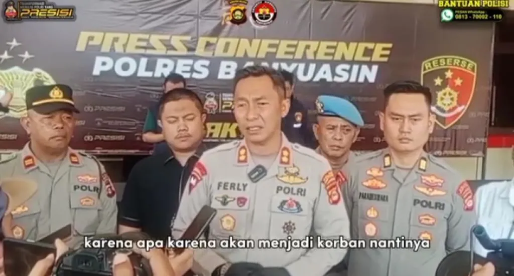 4 Pelaku Pembakaran Hutan Diamankan Polres Banyuasin