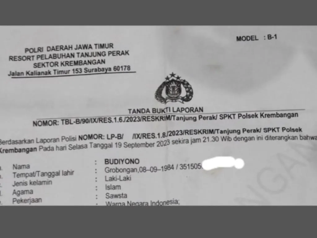 Polsek Krembangan Dinilai Lamban Menangani Kasus Dugaan Penganiayaan