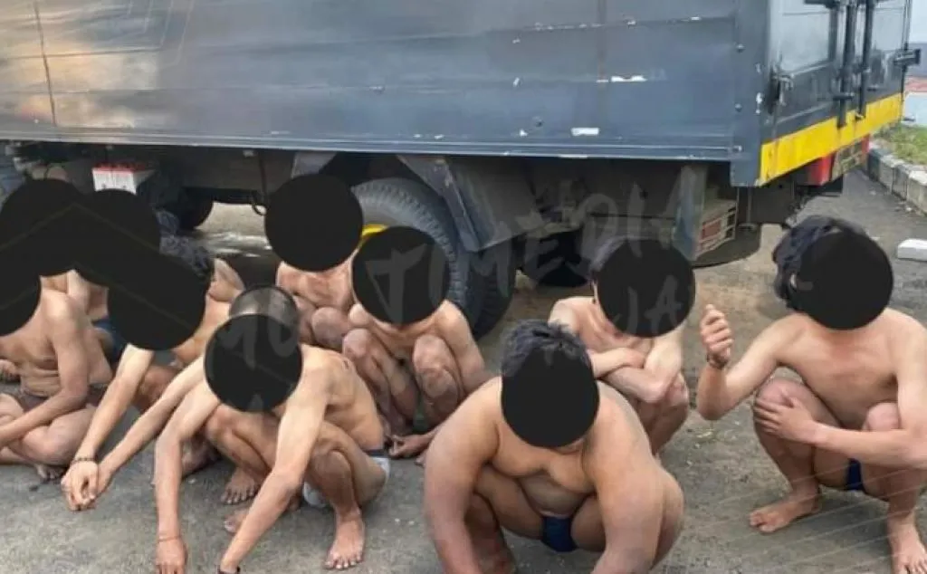10 Orang Gengster Ditangkap Polres Bogor