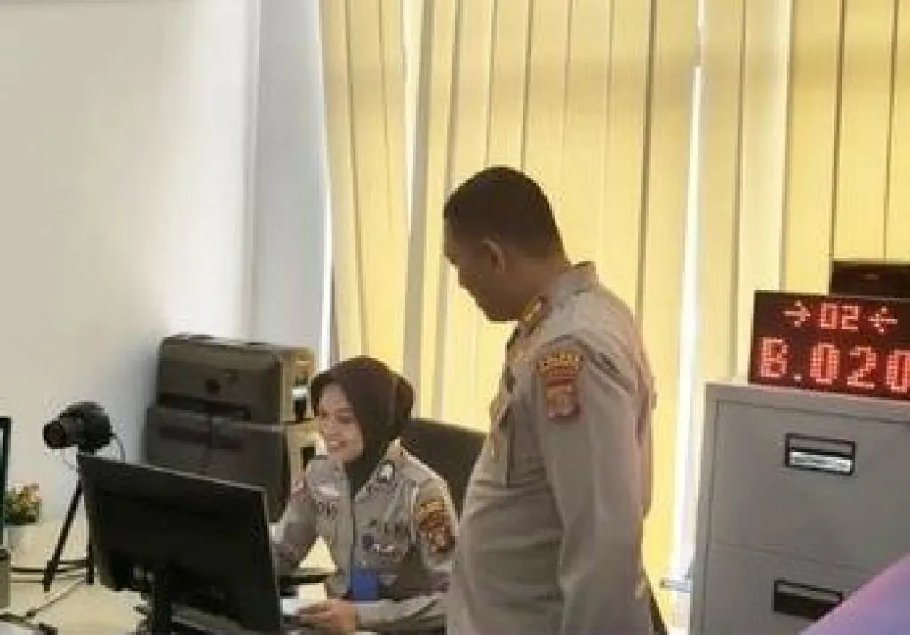 Kapolres Kutai Kartanegara Sidak Tempat Layanan Publik