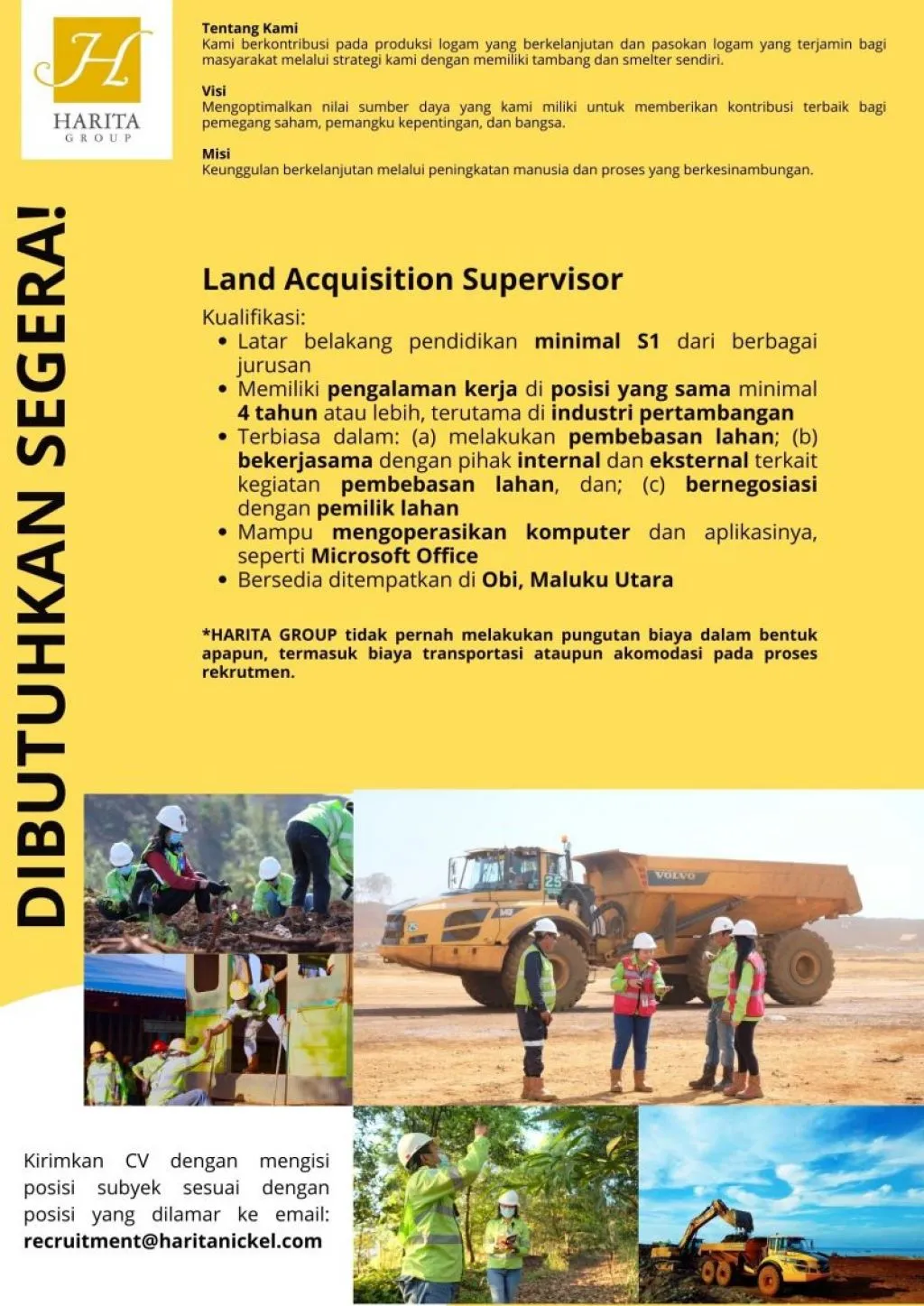 Lowongan Kerja di Harita Group
