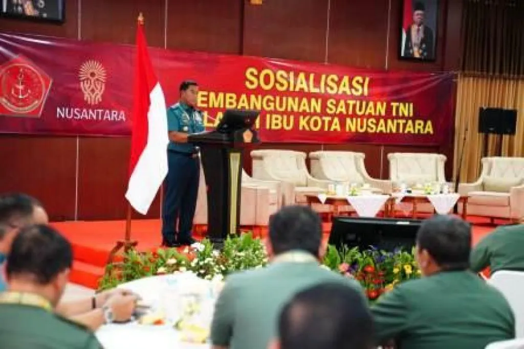Sosialisasi IKN, Asrenum Panglima TNI Paparkan Integrasi Trimatra Terpadu