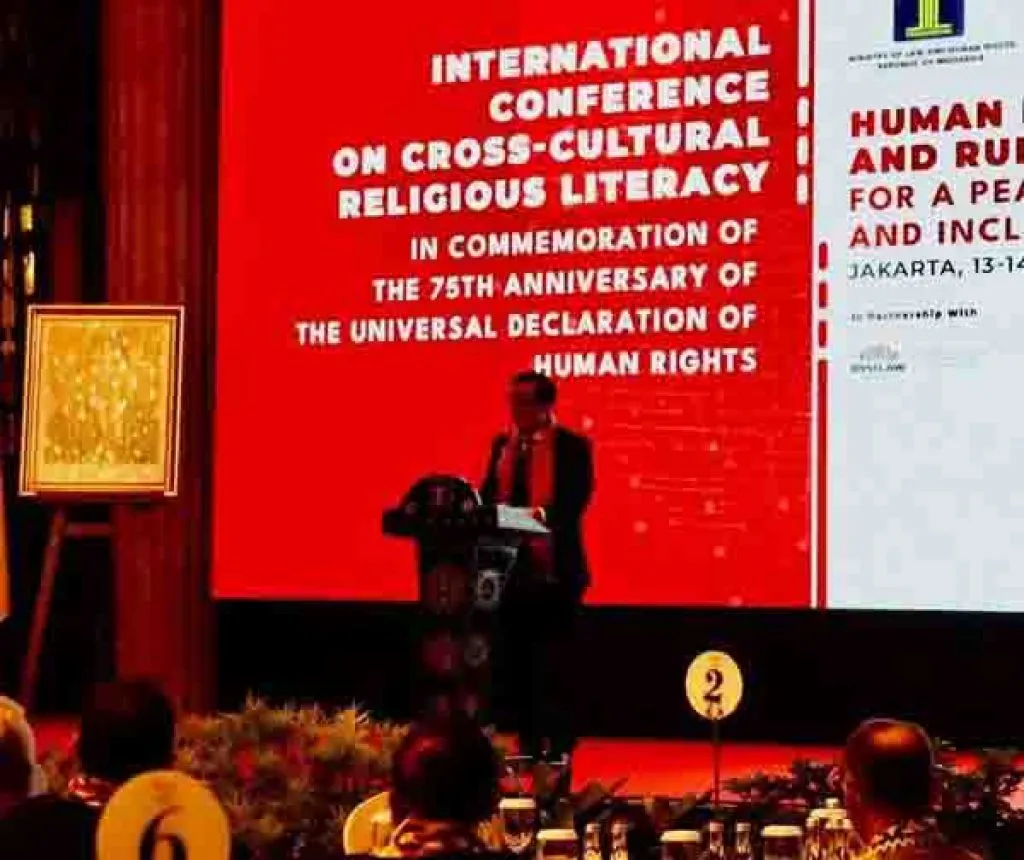 Menkumham Tekankan Pentingnya Literasi Keagamaan Lintas Budaya