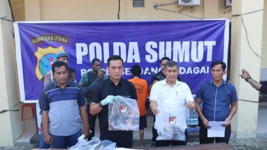 Polres Serdang Bedagai Berhasil Bekuk Tersangka Pembunuh Paman Kandung