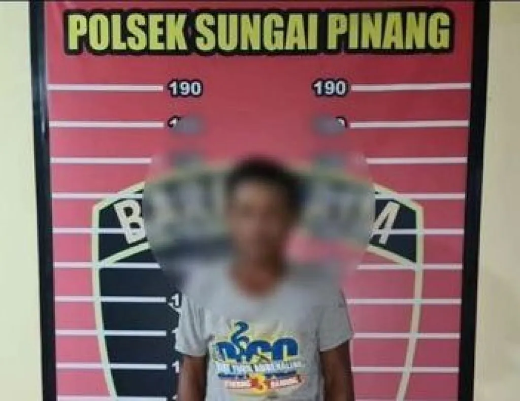Polsek Sungai Pinang Tangkap Seorang Pria Pemeras Anak Dibawah Umur