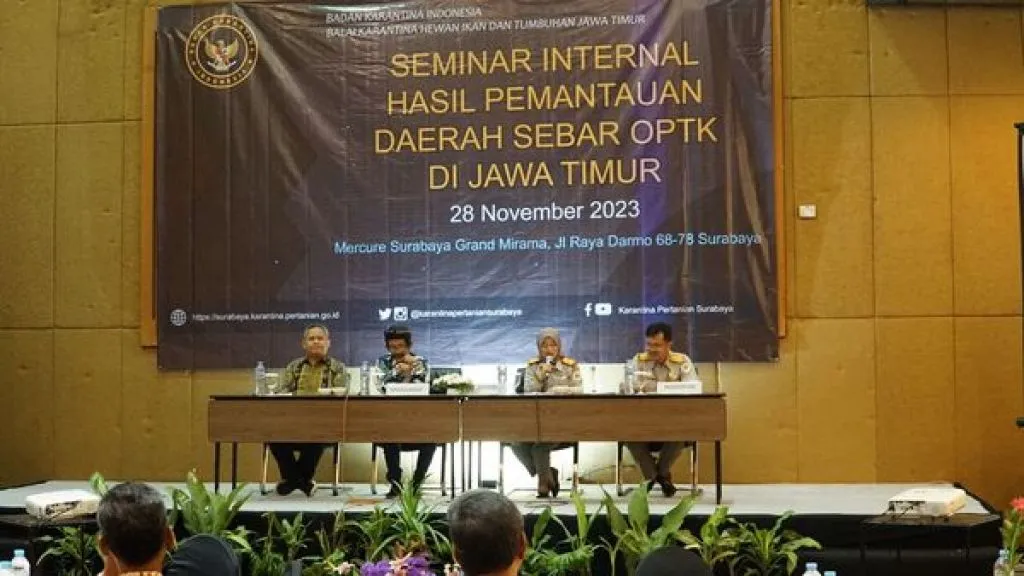 Seminar Internal Hasil Pemantauan Daerah Sebar OPTK di Jawa Timur