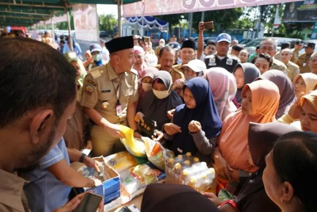 Pemkab Bangkalan Menggelar Pangan Murah