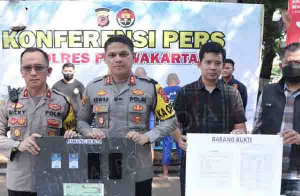 Polres Purwakarta Ringkus Oknum Debt Collector