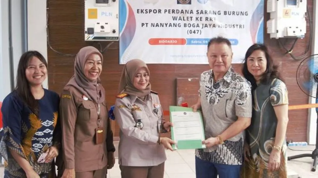 Ekspor Perdana Sarang Burung Walet ke Tiongkok di Akhir Tahun 2023