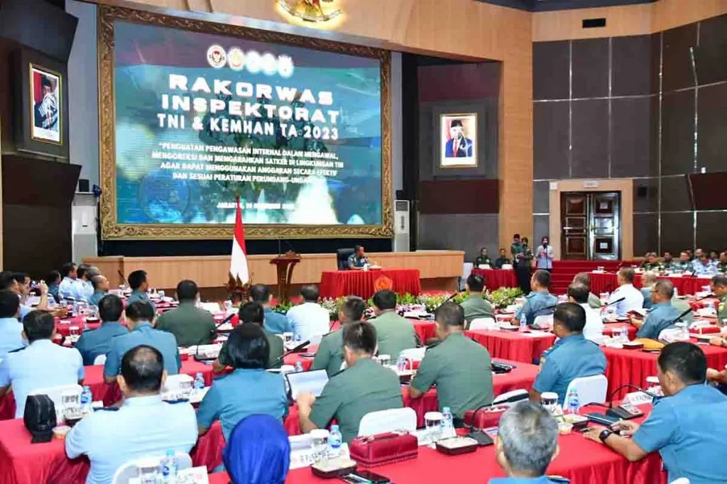 Rakorwas TNI dan Kemhan Sebagai Evaluasi Pengawasan