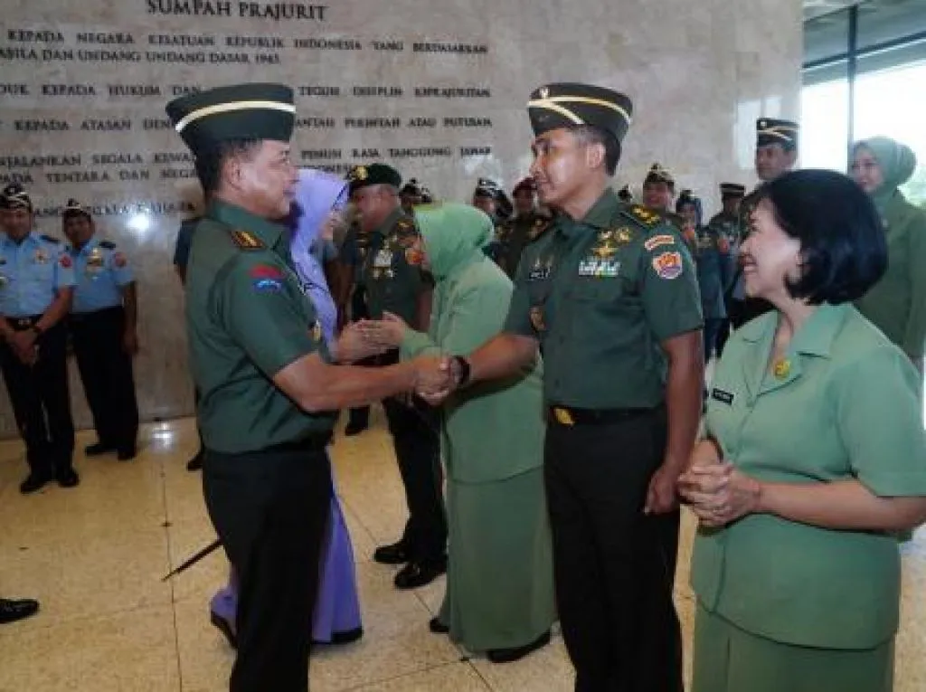 Panglima TNI Terima Laporan Korps Kenaikan Pangkat 12 Perwira Tinggi TNI