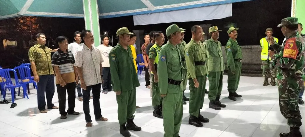 Linmas Desa Janti Dapat Pembekalan